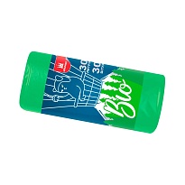 Мешки для мусора 30 л, биоразлагаемые, зеленые, в рулоне 30 шт., ПНД, 7 мкм, 560х480 мм, БИО, МБ2110 (МНБ 30-30ж) в Магадане Мешки для мусора 30 л, биоразлагаемые, зеленые, в рулоне 30 шт., ПНД, 7 мкм, 560х480 мм, БИО, МБ2110 (МНБ 30-30ж) в Магадане