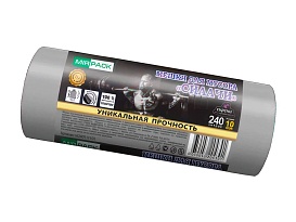 Мешки для мусора 240 л, ароматизированные, серые, в рулоне 10 шт., ПВД 40 мкм, 1500х1100 мм, СИЛАЧИ, sil240111101 в Магадане Мешки для мусора 240 л, ароматизированные, серые, в рулоне 10 шт., ПВД 40 мкм, 1500х1100 мм, СИЛАЧИ, sil240111101 в Магадане