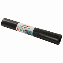 Мешки для мусора 240 л, черные, в рулоне 10 шт., ПВД 50 мкм, 1400х900 мм, LAIMA, 605337 в Магадане