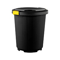 Мусорный бак с крышкой - воронкой 105 л темно-серый 105 темно-серый в Магадане Мусорный бак с крышкой - воронкой 105 л темно-серый 105 темно-серый в Магадане