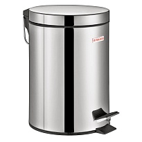 Ведро-контейнер для мусора (урна) с педалью LAIMA Classic, 3 л, со съемным внутренним ведром в Магадане