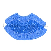 Бахилы голубые 2000 шт (1000 пар), 16 мкм, однослойные, с одной резинкой, Эконом в Магадане