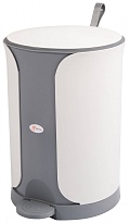 Контейнер для мусора Sтилъ с педалью 7 л серый 7 серый в Магадане