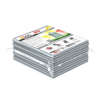 Мешки для мусора 160 л, светло-серые, в пачке 10 шт., ПВД, 40 мкм, 900х1100 мм, i-Bag в Магадане